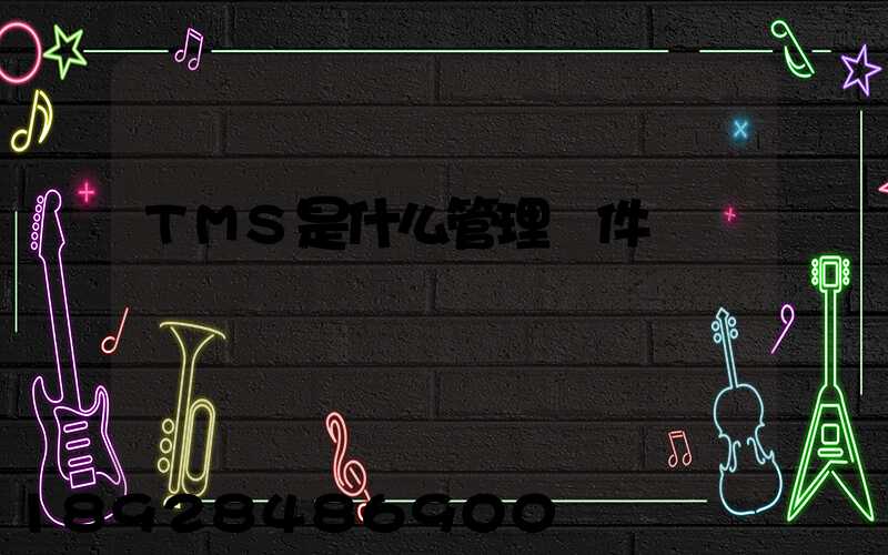 TMS是什么管理軟件