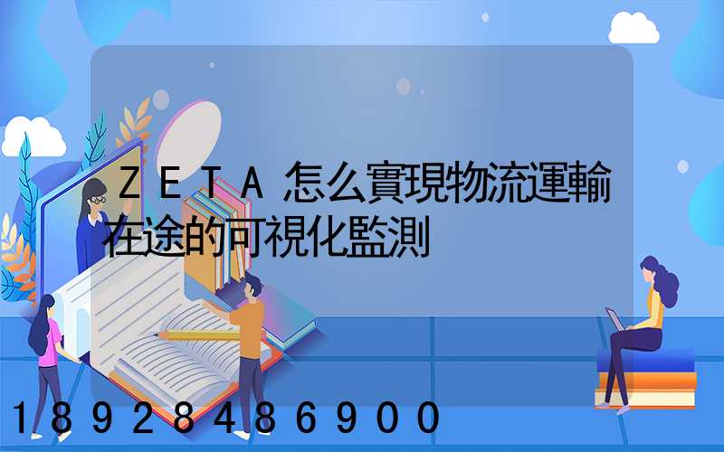 ZETA怎么實現物流運輸在途的可視化監測