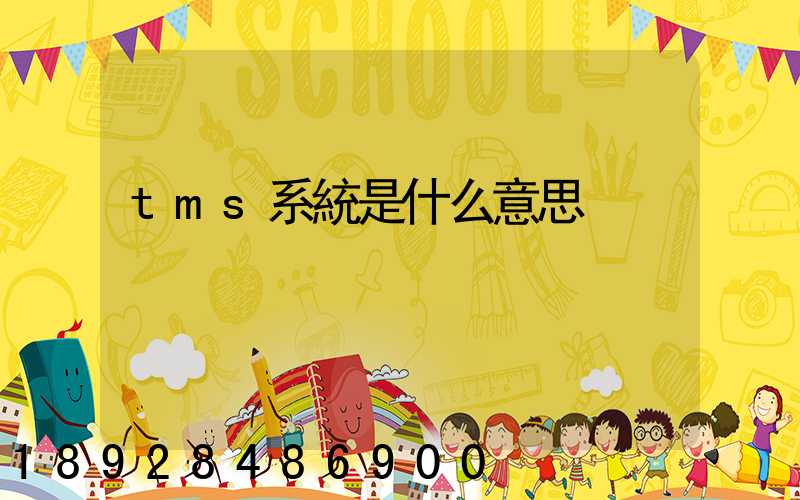 tms系統是什么意思