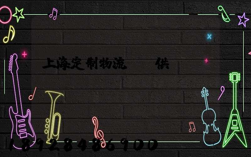 上海定制物流運輸供應