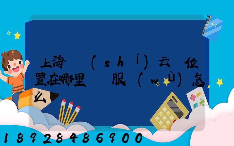 上海寶時(shí)云倉位置在哪里倉儲服務(wù)怎么樣