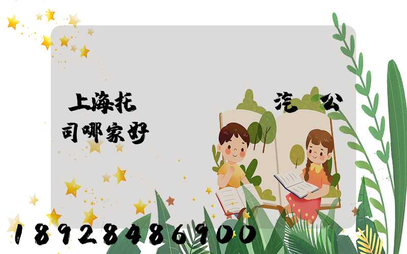 上海托運(yùn)汽車公司哪家好
