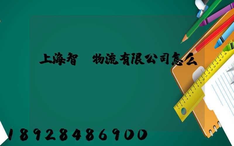 上海智寶物流有限公司怎么樣