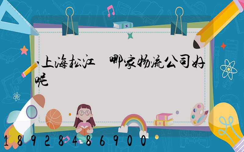 上海松江區哪家物流公司好呢