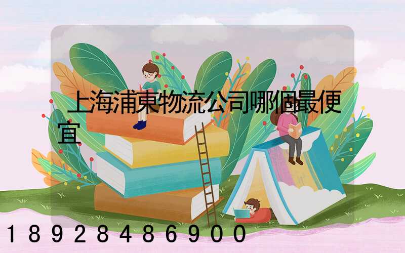 上海浦東物流公司哪個最便宜