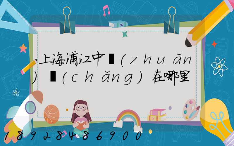 上海浦江中轉(zhuǎn)場(chǎng)在哪里