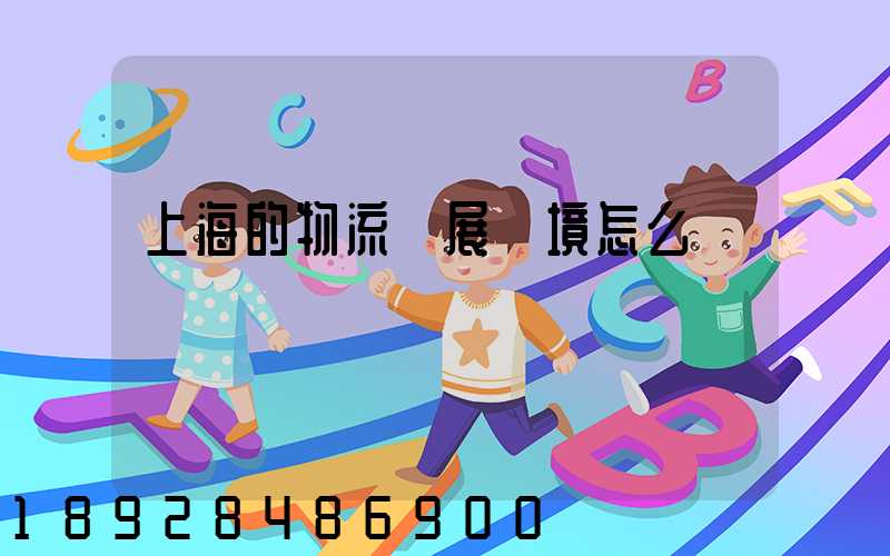 上海的物流發展環境怎么樣