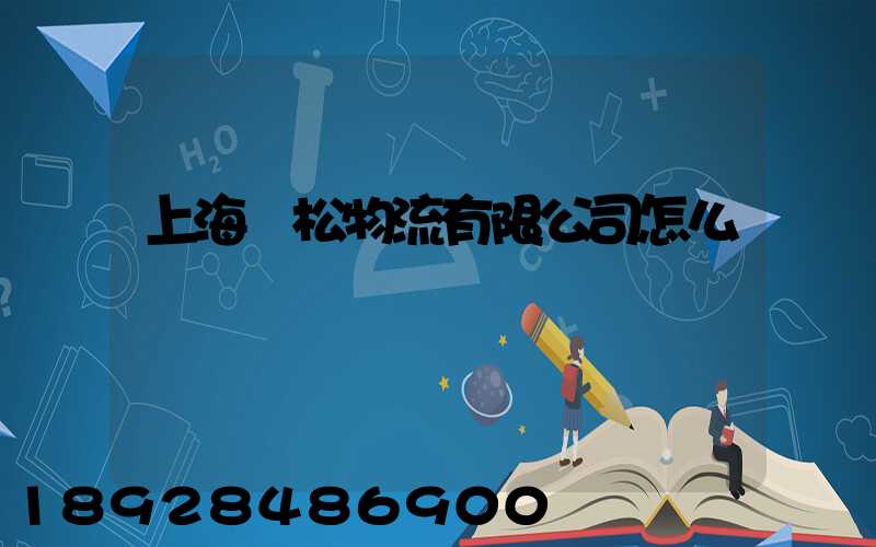 上海賢松物流有限公司怎么樣