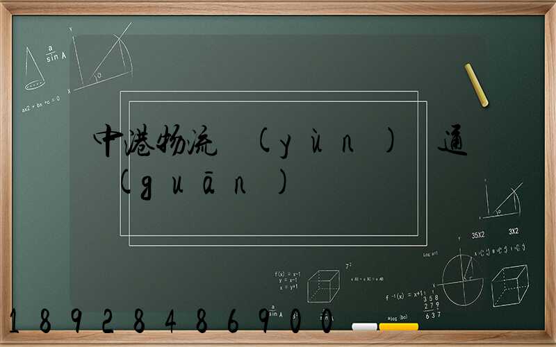 中港物流運(yùn)輸通關(guān)