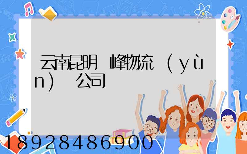 云南昆明頂峰物流運(yùn)輸公司