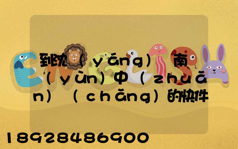 到沈陽(yáng)渾南陸運(yùn)中轉(zhuǎn)場(chǎng)的快件能發(fā)往阜新嗎