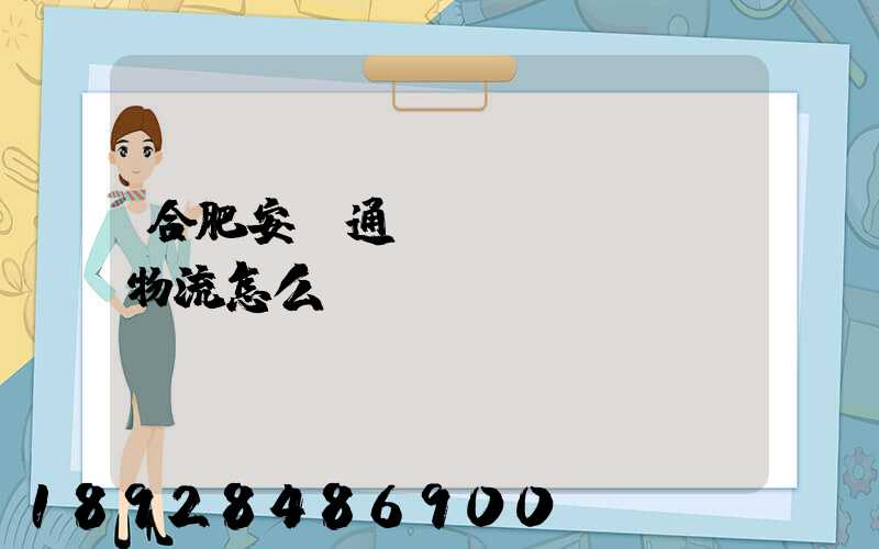 合肥安順通國(guó)際物流怎么樣