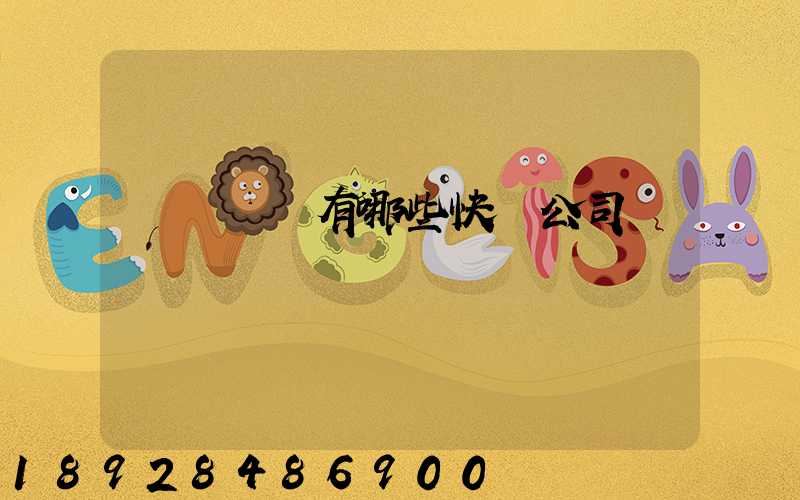 國際專線有哪些快遞公司