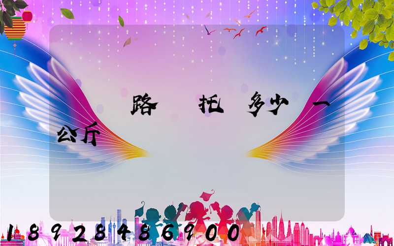 國際鐵路運輸托運多少錢一公斤