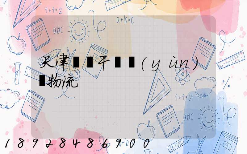 天津國際干線運(yùn)輸物流