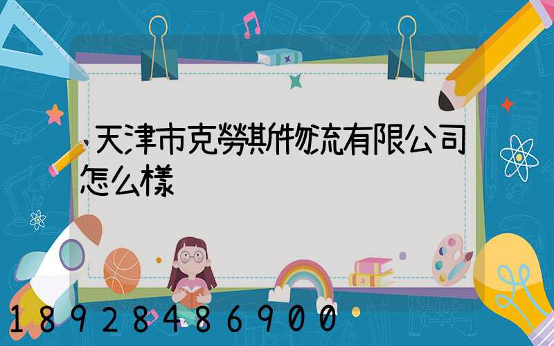 天津市克勞斯物流有限公司怎么樣