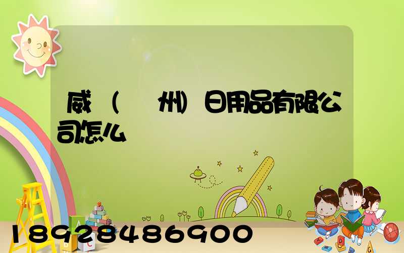 威萊(廣州)日用品有限公司怎么樣