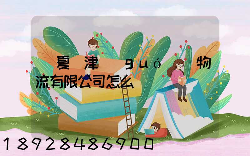 寧夏寧津國(guó)際物流有限公司怎么樣