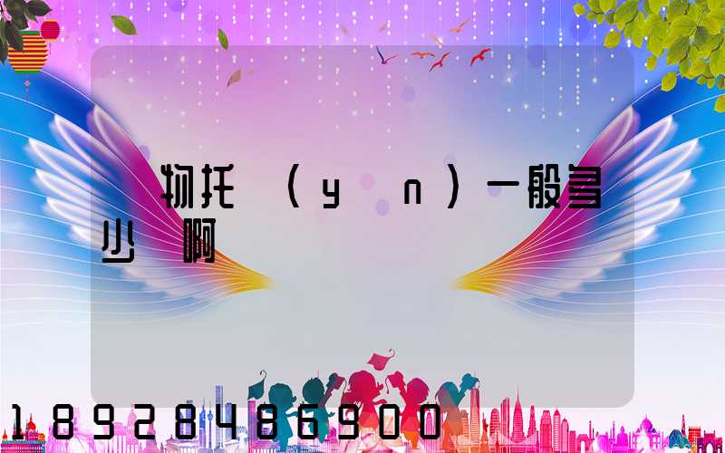 寵物托運(yùn)一般多少錢啊