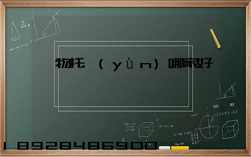 寵物托運(yùn)哪家好