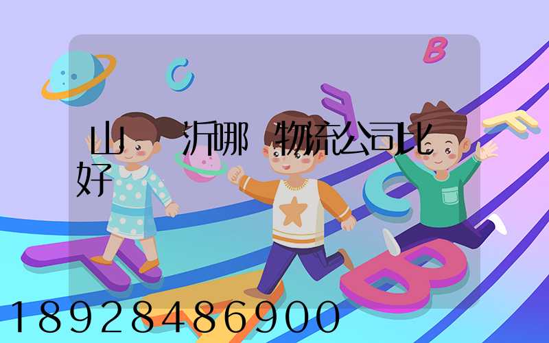山東臨沂哪個物流公司比較好
