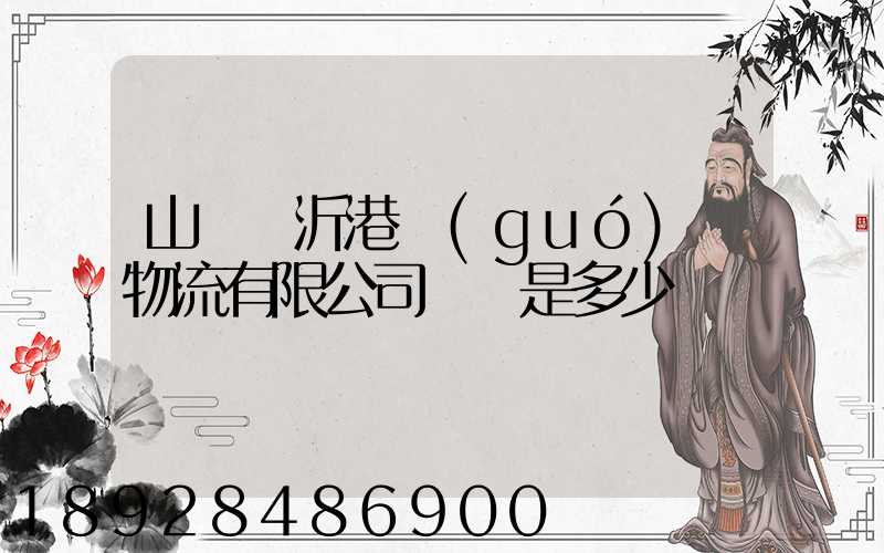 山東臨沂港國(guó)際物流有限公司電話是多少