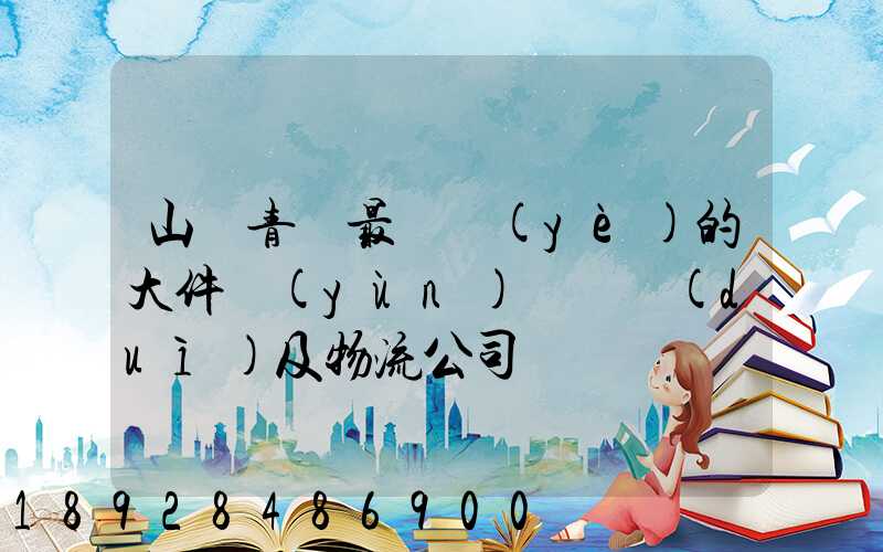 山東青島最專業(yè)的大件運(yùn)輸車隊(duì)及物流公司