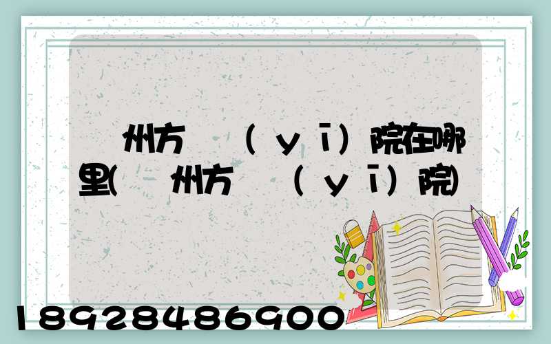 廣州方艙醫(yī)院在哪里(廣州方艙醫(yī)院)
