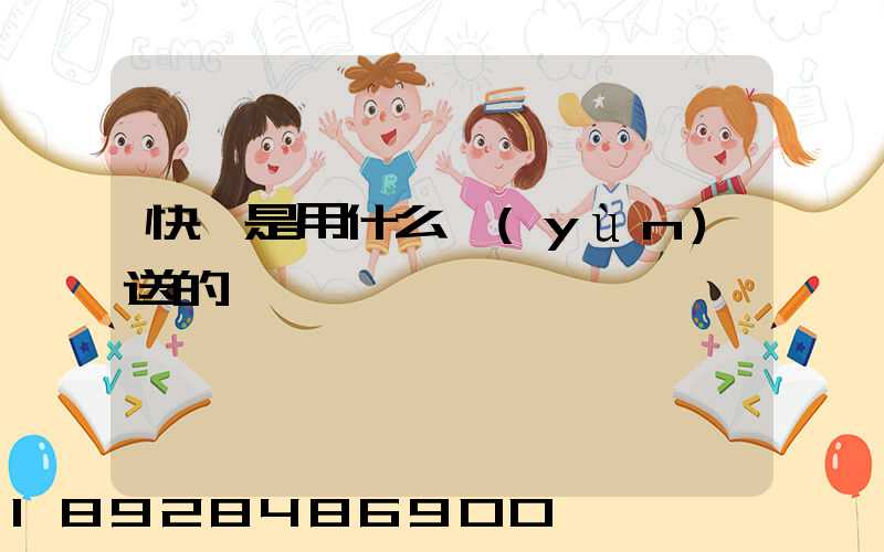 快遞是用什么運(yùn)送的