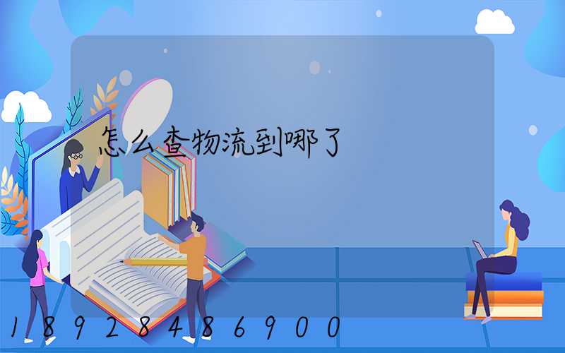 怎么查物流到哪了