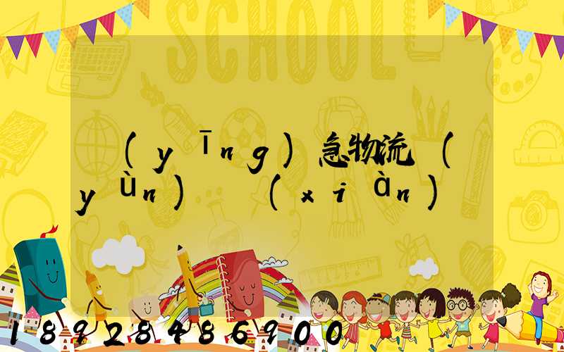 應(yīng)急物流運(yùn)輸現(xiàn)狀