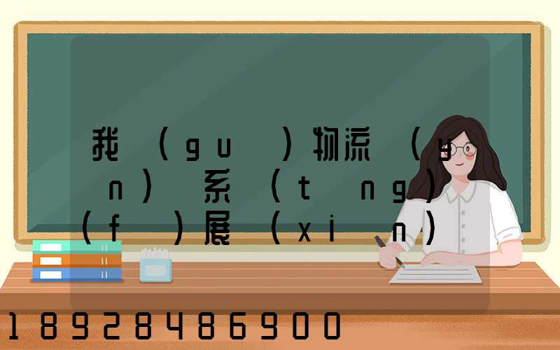 我國(guó)物流運(yùn)輸系統(tǒng)發(fā)展現(xiàn)狀和趨勢(shì)