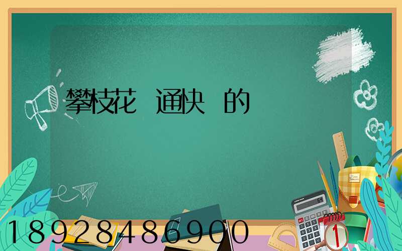 攀枝花圓通快遞的電話號碼