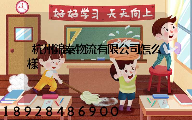 杭州錦泰物流有限公司怎么樣