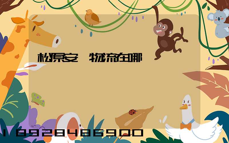 松原安華物流在哪