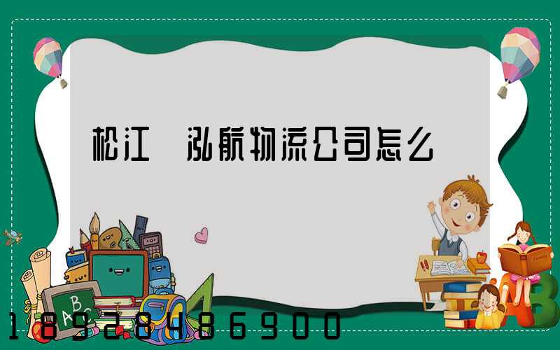 松江區泓航物流公司怎么樣
