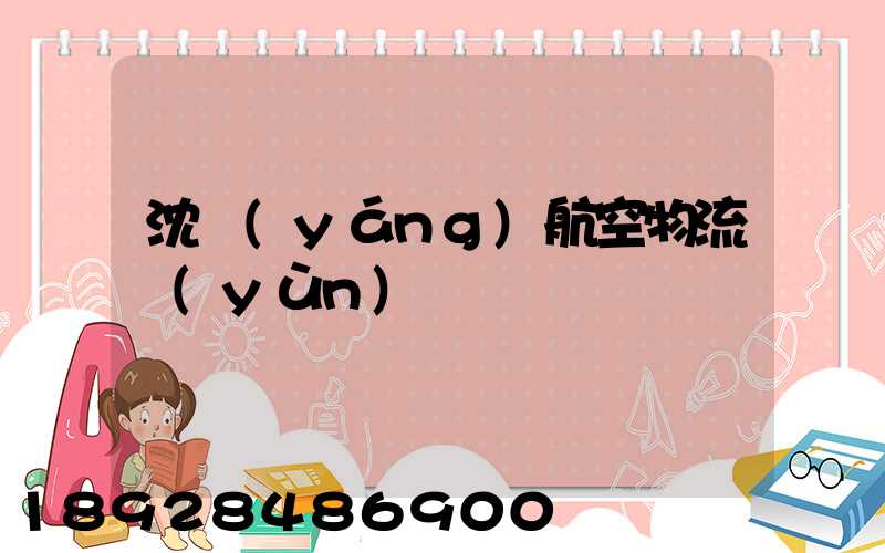 沈陽(yáng)航空物流運(yùn)輸