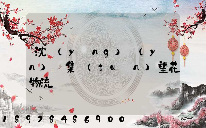 沈陽(yáng)運(yùn)輸集團(tuán)望花物流