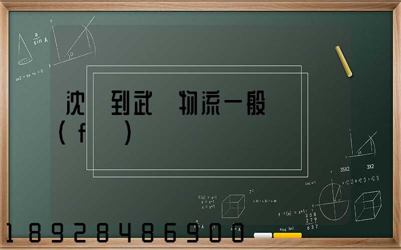 沈陽到武漢物流一般幾點發(fā)車