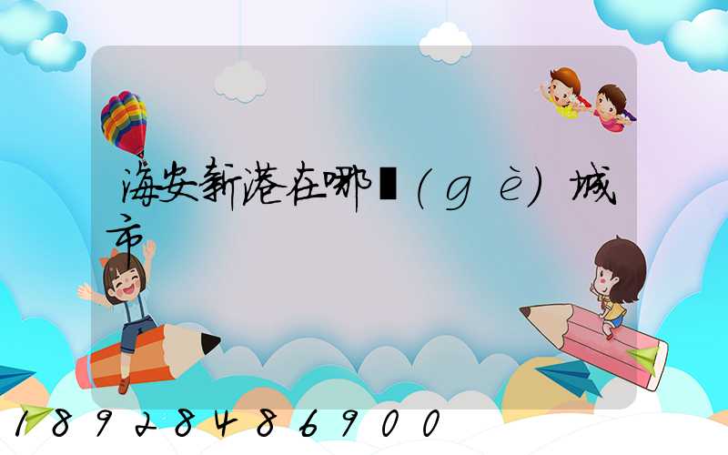 海安新港在哪個(gè)城市