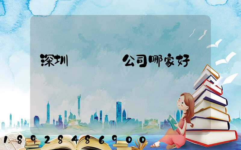 深圳貨運專線公司哪家好