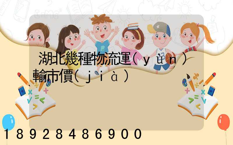 湖北幾種物流運(yùn)輸市價(jià)