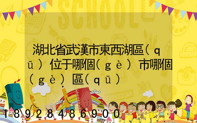 湖北省武漢市東西湖區(qū)位于哪個(gè)市哪個(gè)區(qū)
