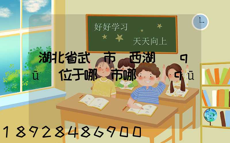 湖北省武漢市東西湖區(qū)位于哪個市哪個區(qū)