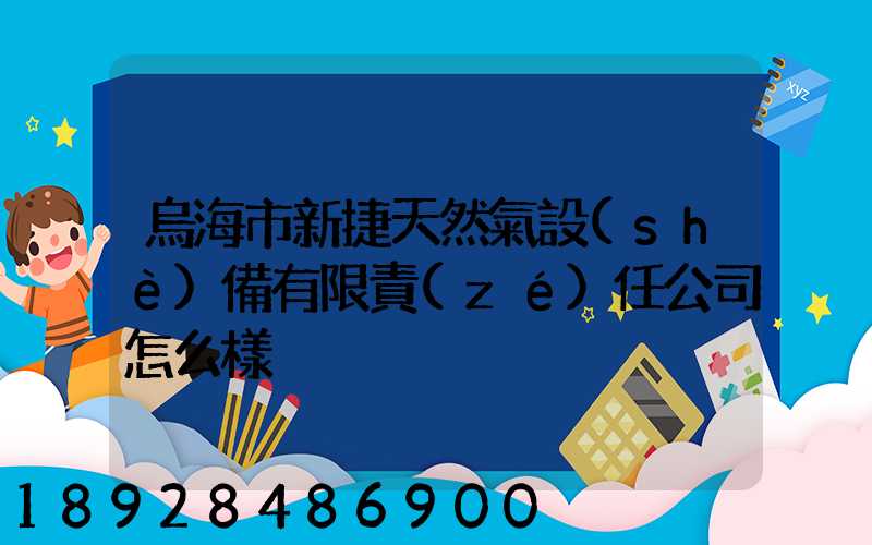 烏海市新捷天然氣設(shè)備有限責(zé)任公司怎么樣