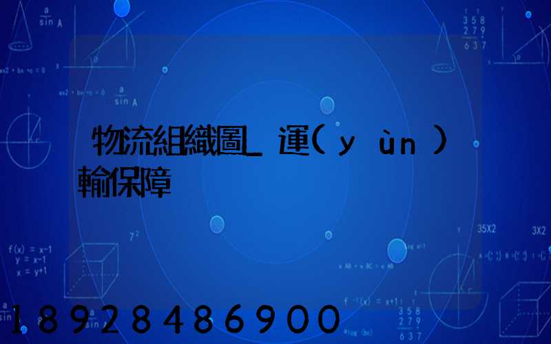 物流組織圖_運(yùn)輸保障