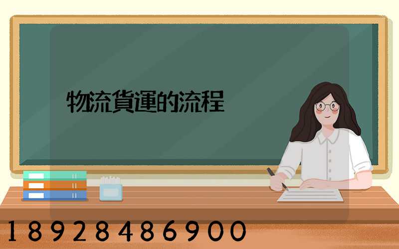 物流貨運的流程