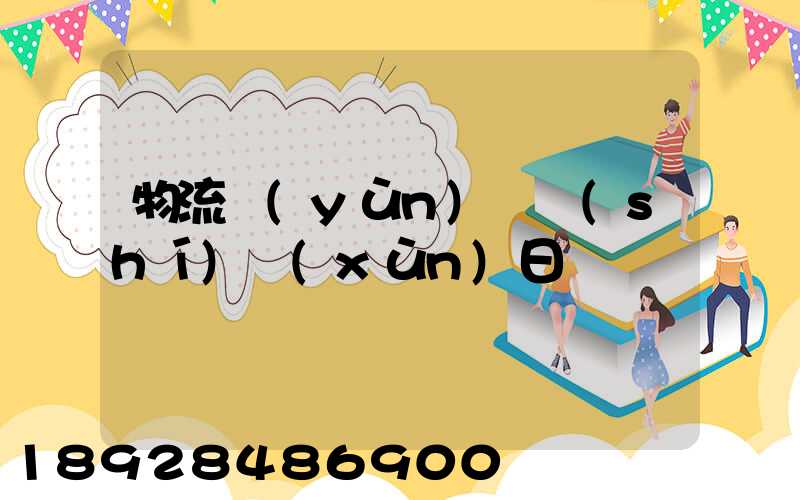 物流運(yùn)輸實(shí)訓(xùn)日劇