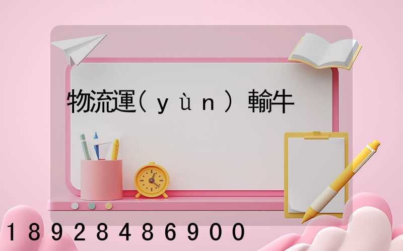 物流運(yùn)輸牛