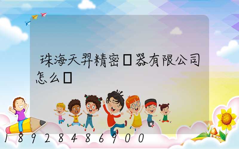 珠海天羿精密儀器有限公司怎么樣